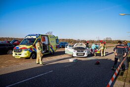 Botsing in Blaricum: één gewonde
