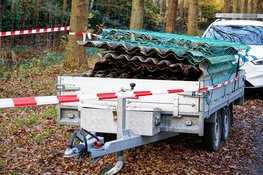 Aanhanger met asbestplaten aangetroffen in Eemnes
