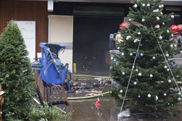 Containerbrand bij wooncentrum in Naarden