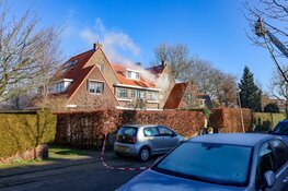 Brand in woning aan Graaf Willem de Oudelaan in Naarden