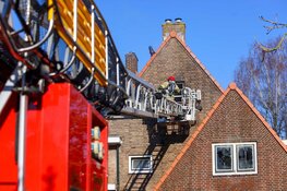 Brand in woning aan Graaf Willem de Oudelaan in Naarden