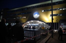 Brand in kantoorruimte boven station Hilversum