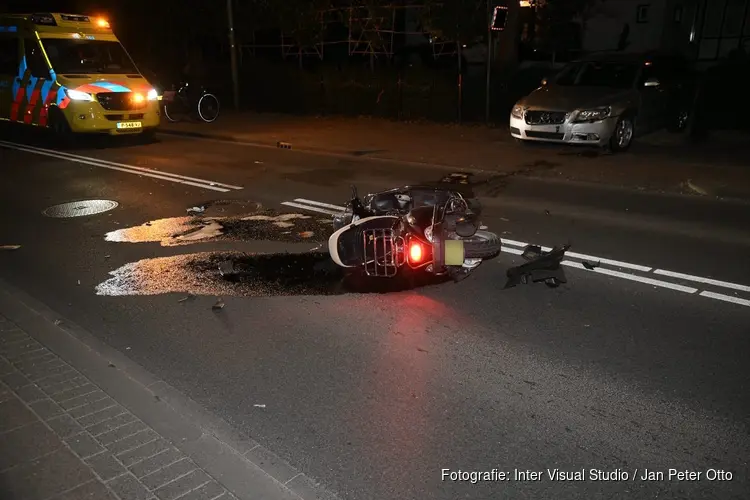 Ongeluk op Ceintuurbaan in Hilversum