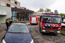 Verbrande pittenzak in zorgcentrum in Hilversum