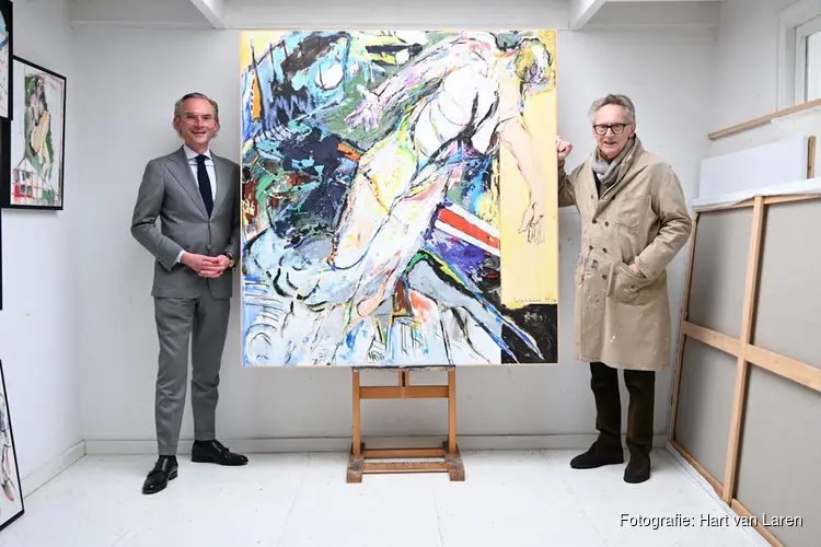 Paul de Lussanet exposeert in het Brinkhuis, Expositie Sprong in het Nieuwe