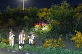 Auto raakt van de weg en eindigt in struiken op A27