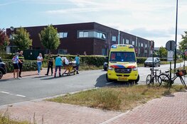 Jonge jongen op fiets gewond na aanrijding met wielrenner