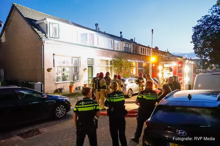 Brand in kelder van woning in Bussum