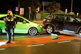Schade en hinder na aanrijding in Huizen