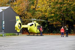 Traumahelikopter landt voor kind in medische nood