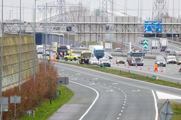 Gewapende overval op vrachtwagen op de A1 bij Muiden