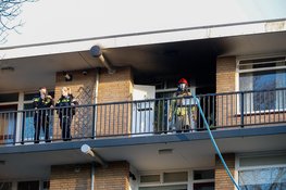 Brand in appartement op de vierde verdieping in Hilversum