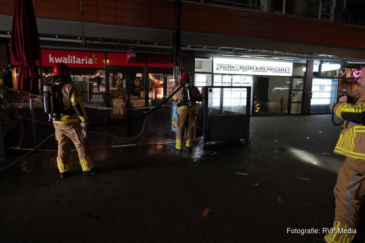 Flinke schade na brand op terras in Hilversum