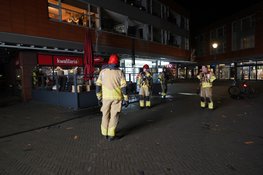 Flinke schade na brand op terras in Hilversum