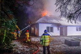 Uitslaande brand in vrijstaande woning Blaricum