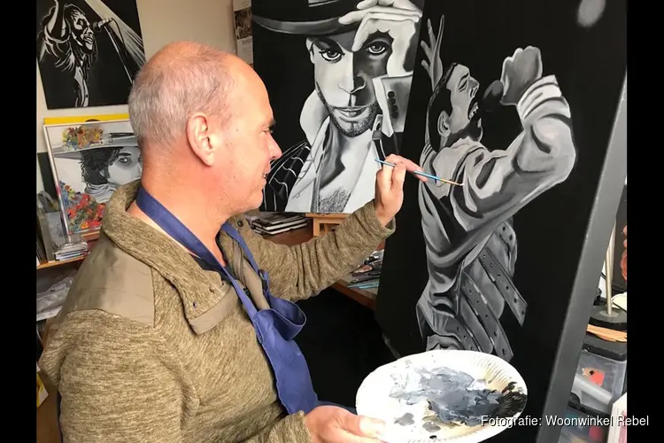 Gevarieerde portrettengalerij bij Rebel wonen en slapen