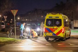Fietser aangereden door auto