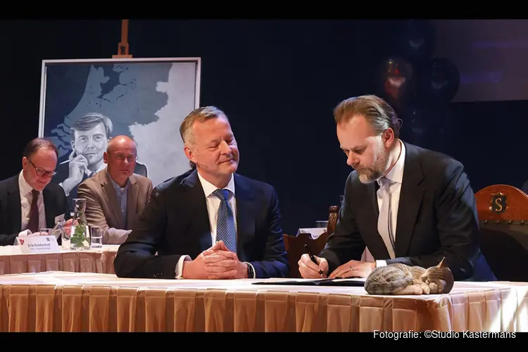 Beëdiging nieuwe burgemeester van Laren