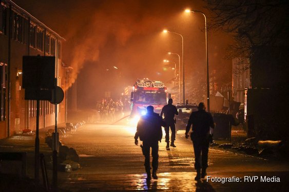 Flinke rookontwikkeling bij brand op militaire kazerne in Hilversum