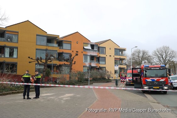 Brand op derde etage van flat in Hilversum snel onder controle