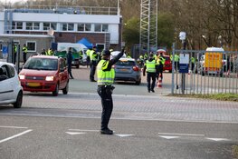 Grote verkeerscontrole in Naarden