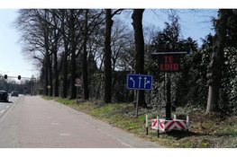 Geluidsdisplay N525 bij Laren blijft langer staan en wordt verplaatst