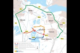 N201 tussen Hilversum en Vreeland 2 weken ’s nachts afgesloten voor onderhoud