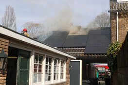 Fikse brand in aanbouw van woning in Bussum