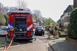 Fikse brand in aanbouw van woning in Bussum