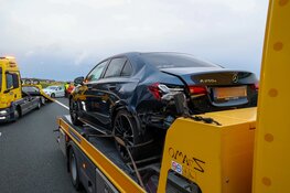 Botsing tussen twee auto’s op de A27 bij Blaricum