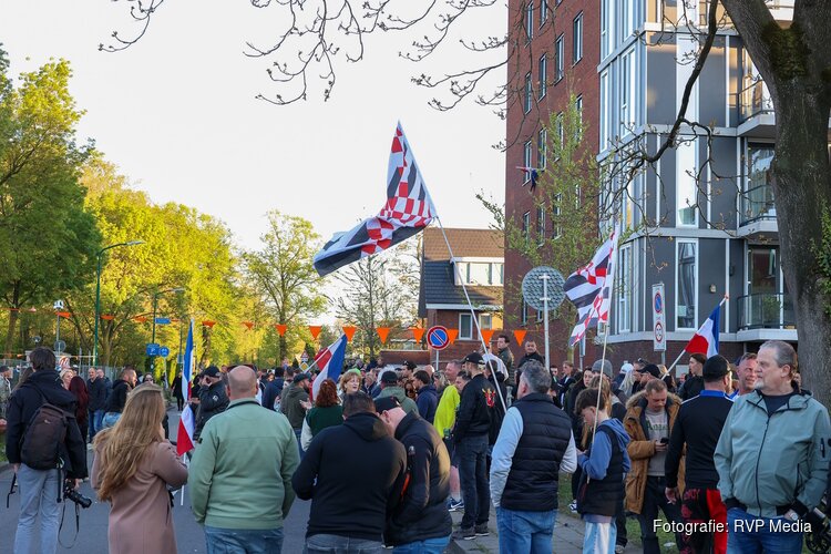 Wederom drukte bij derde demonstratie Wijdemeren