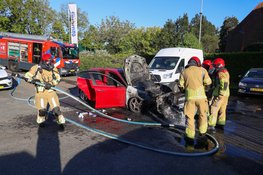 Auto total loss door brand in Bussum