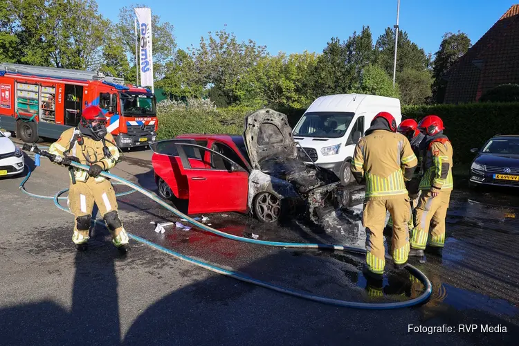 Auto total loss door brand in Bussum