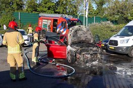Auto total loss door brand in Bussum