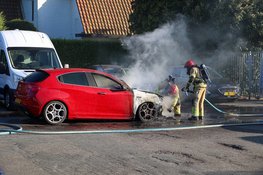 Auto total loss door brand in Bussum