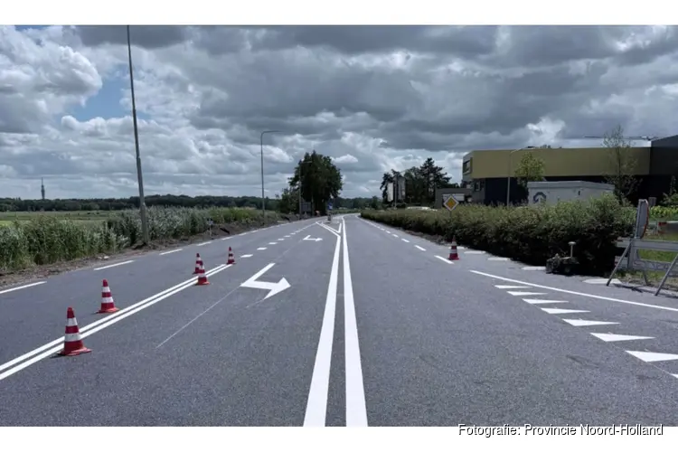 N236 bij ’s-Graveland weer open na groot onderhoud