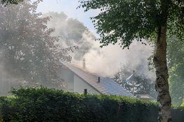 Flinke rookontwikkeling bij brand in woning
