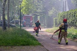 Flinke rookontwikkeling bij brand in woning