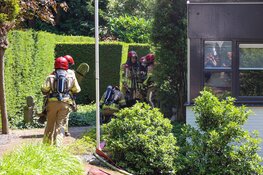 Flinke rookontwikkeling bij brand in woning