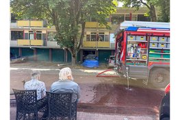 Brand na waterlekkage in meterkast in Naarden