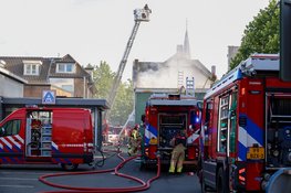 Grote brand in Supermarkt Hilversum