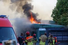 Grote brand in Supermarkt Hilversum