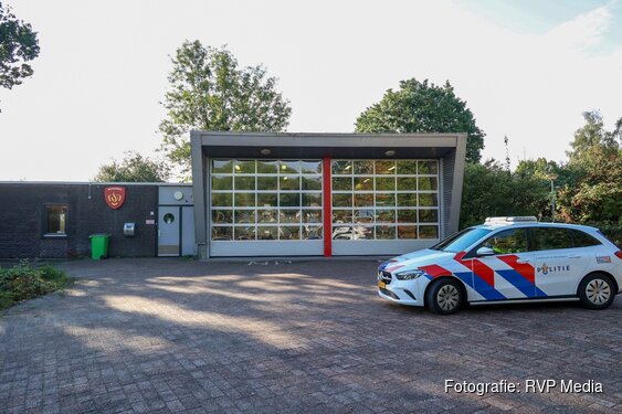 Inbraak poging bij brandweerkazerne in Huizen