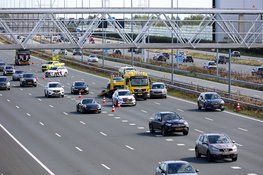 A1 deels afgesloten na ongeval met meerdere voertuigen