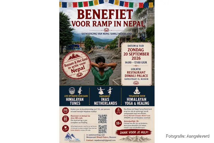 Bussum & Het Gooi in actie voor Nepal!