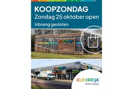 Extra kringloopplezier op zondag 25 oktober bij Kringloop Kleurrijk