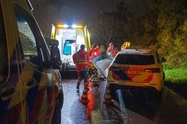 Fietser ernstig gewond na frontale botsing in Huizen