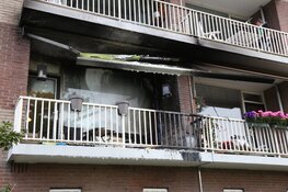 Brand op balkon flat Hilversum