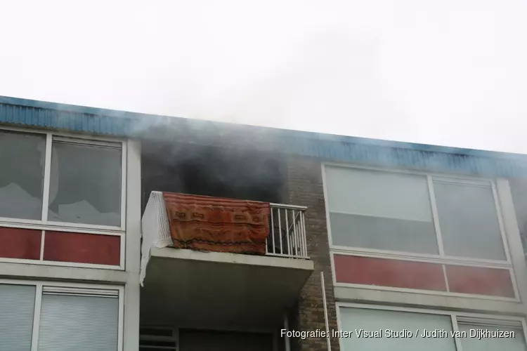 Brand in flat Bussum
