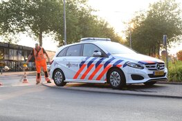 Politie-auto stuk tijdens spoedrit naar ongeval